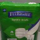 FitRight Ultra Adult Diapers, Disposable Incontinence Briefs, LeakProof Diaper, Absorbent Briefs For Men and Women, Maximum Protection, Medium, 32 – 44 in, 20 briefs per bag