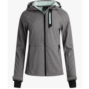 Spyder Womens Softshell Jacket - Lightweight Terry Fleece Hoodies for Women Water Resistant Zip Up Womens Windbreaker Jacket, L