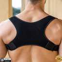 POAGL Posture Corrector For Men | Universal Fit Adjustable Upper Back Brace For Clavicle To Support Neck, Back and Shoulder Pain Relief Kyphosis Straightener Spine Support (Design Patented)