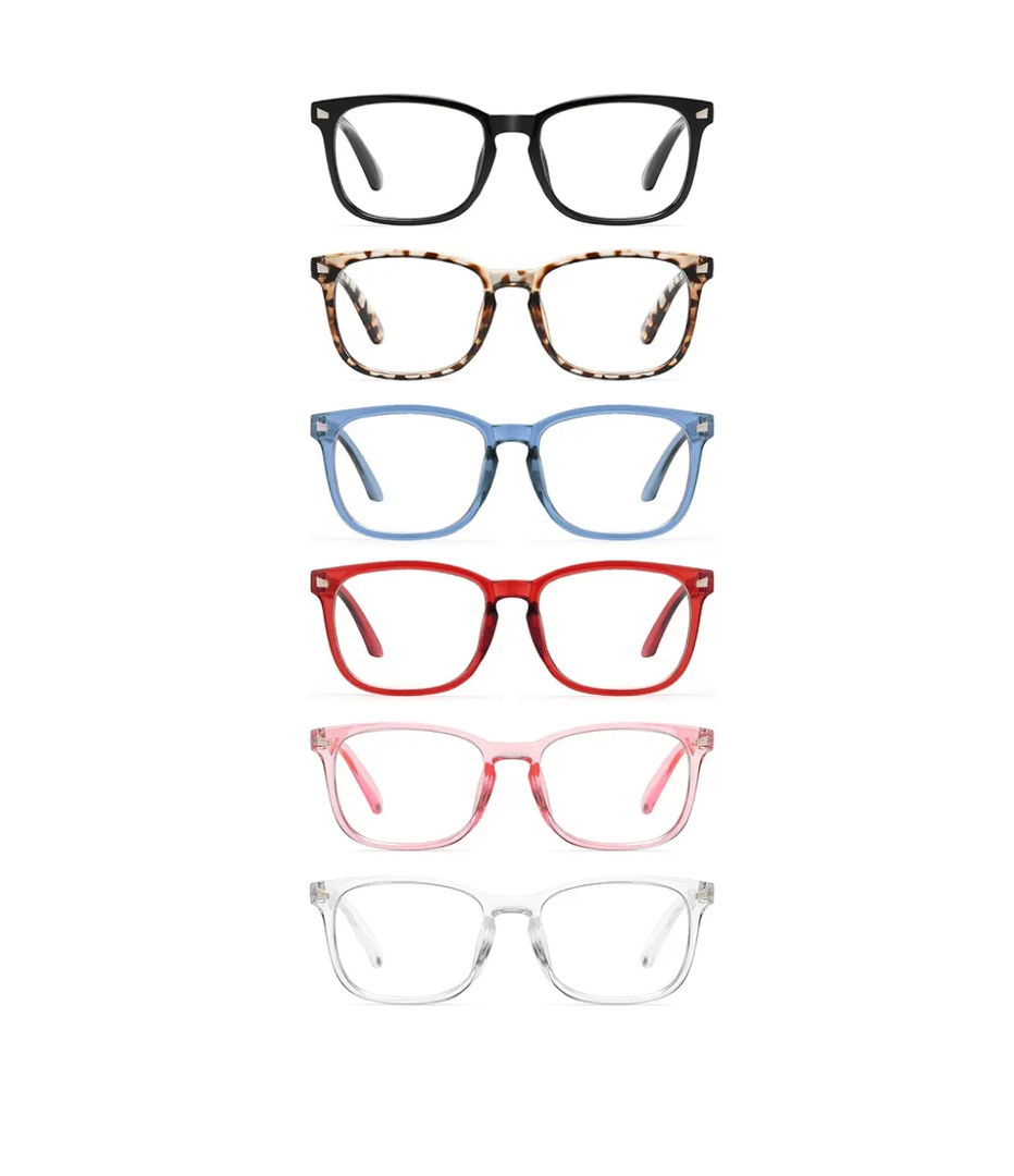CCVOO Reading Glasses for Women/Men, Eyeglasses, Blue Light Readers for Women/Men, Computer Eye Glasses, Cheaters 1.5