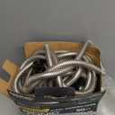 BIONIC STEEL 50 Ft Metal Garden Hose with Sprayer Nozzle, Non Kinking Designed Stainless Steel Heavy Duty Water Hose 50Ft x 5/8 in. Ultra Flexible NON Expandable for Uninterrupted Water Flow, 500 PSI