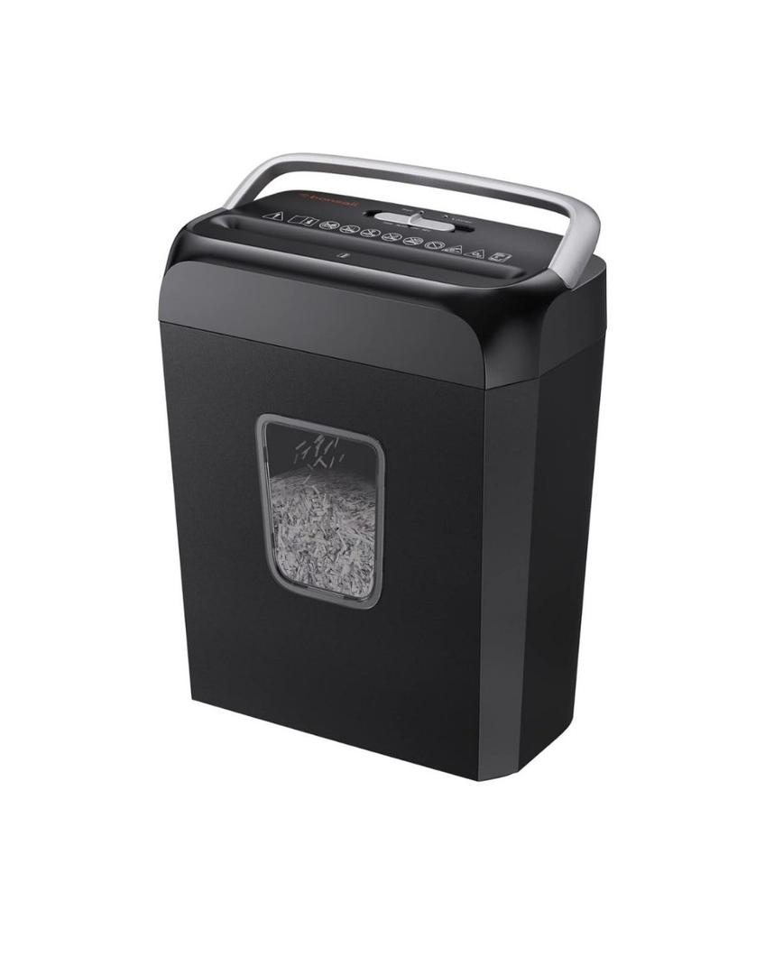 Bonsaii 6-Sheet Crosscut Paper Shredder for Home Use, Small Paper Shredder for Home Office, Portable Document Shredder with 3.4 Gal Wastebasket (C237-B)