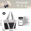 Tote Bag for Women,Lightweight Durable Puffy Yoga Mat Bag with Compartments,Shoulder Handbag for Work, Travel, Gym