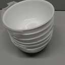 Corelle Vitrelle 28-oz Soup/Cereal Bowls Set of 6 Chip & Crack Resistant Dinnerware Bowls for Soup, Ramen, Cereal and More, Triple Layer Glass, Winter Frost White