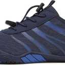Hiking Barefoot Shoes for Women Men Breathable & Non-Slip Athletic Barefoot Wide Toe Water Shoes Lightweight Perfect for Walking,Running,and Swimming Size 8 Women/ 6 Men