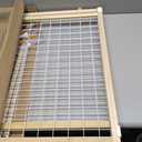 Toddleroo by North States - Extra-Wide Wire Mesh Wooden Baby Gate: Pressure Mounted Baby Gate for Doorways - Adjustable 29.5 to 50 Inches Wide - 31 Inches Tall