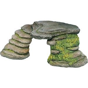 PENN-PLAX Reptology Shale Scape Step Ledge  Decorative Resin for Aquariums & Terrariums  Great for Reptiles, Amphibians, and Fish  Small