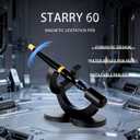 Magnetic Levitation Pen Starry 60, Floating Futuristic Design,Birthday Gift for Boyfriend,Boss,Desk Decor (Black)