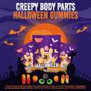 15 Pack Halloween Gummy Body Parts - 5 Pcs Per Bag (75Pcs Per Box ) Holiday Themed Gummy Candy  Trick Or Treat Delicious Candys - Bulk Halloween Candys Great Use, For Kids, Trick or Treat, Party Favor, Classrooms, Goodie Bags