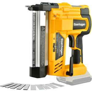 Cordless 2" Brad Nailer Compatible with Dewalt 20V Battery (No Battery and Charger), 2-in-1 Electric Nail /Staple, 18 Gauge Nail Battery Powered with 1000 Nails for Wood Carpentry