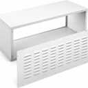 Geelin 42" x 16" Wall Sleeve with Exterior Ventilation Grille Includes Condensate Drain Kit, Insulated Metal Sleeve Packaged Terminal Air Conditioner Compatible with Ptac and Pthp