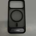 TORRAS Strong Magnetic & Seamless Stand for iPhone 17 Pro Case, Fit for MagSafe, Militray Grade Protection, Built-in Kickstand, Camera Control, Translucent Shockproof Slim 17 Pro Cover Ostand, Black