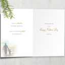 4 x Fathers Day Card Gift for Dad, Father's Day Card for Dad from Daughter, Son, Kids, Fathers Day Card for Papa, Fathers Day Decorations