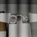 Electrical Outlet Extender Stick - Modular Expandable Power Extender with 2 AC Outlets & 3 USB Ports, for Behind Furniture