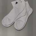 adidas Men's Athletic Cushioned 2 Pairs Quarter, Athletic Cushioned Quarter Ankle Socks for Men with Arch Support