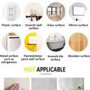 Rchovsam Winter Whole Golden Wreath Clings for Window Large Xmas Wreath Window Stickers Large News Years Decor DIY Static Wall Window Door Mural Showcase Decal Sticker-15.7x23.6 in (1 Pack)