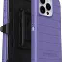 OtterBox iPhone 15 Pro (Only) - Defender Series Case - Mountain Majesty (Purple) - Screen less - Rugged & Durable - with Port Protection - Holster Clip Includes - Microbial Defense Protection