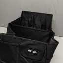 HOTOR Trunk Organizer - Car Organizer, Foldable Trunk organizer for SUVs & Sedans, Sturdy Car Organization for Car Accessories, Tools, Sundries, Black, 2 Compartments, 21.3"×12.6"×10.6", Medium, Black