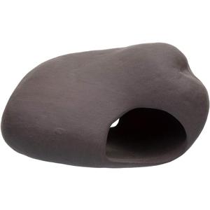 Plecoceramics Cichlid Stone Decoration - Aquarium cave for Cichlids, Betta, Small Fish - Fish Tank Hideway Decor - Betta Toys Hideout Stones House (Stone Small)