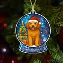 3 x Goldendoodle Christmas Ornament 2025  Goldendoodle Gifts for Women, Goldendoodle Ornament for Christmas Tree, Dog Lovers Holiday Decoration