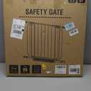Baby Gate No Drilling, 29"-40" Auto Close Dog Gate Indoor for Doorways & Stairs, Pressure Mounted Adjustable Pet Gate, Easy Walk Through Child Gate for Children & Pets Stroller Friendly, White