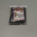 16 Inch 10 Packs Yanky Twist Crochet Hair Pre-twisted Natural Black Kinky Mini Spring Twist Plus Small Curly Senegalese Twist Braids (1B)