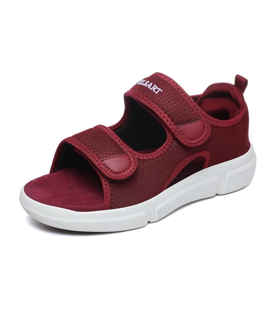 Diabetic Sandals for Women Wide Toe Swollen Feet Adjustable for Foot Pain Relief Open Toe Casual Athletic Sandals for Outdoor Beach Travel Summer, 10,5