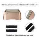 2 Pack Pro Shaver Replacement Foil and Cutters Compatible with andis 17220/17230 Shaver ProFoil Lithium Replacement