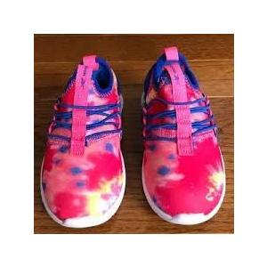 Reebok Pink Tie Dye Loop Sneakers- toddler size 3
