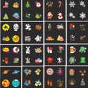 Holiday Halloween Valentine Party Christmas Diwali Projector Light (Indoor, Outdoor, Splashproof IP44), 16 Slides (4 Pictures Each), 10 Wave Effects, Remote Control (Power Timer Speed Flash), 3 Mounts