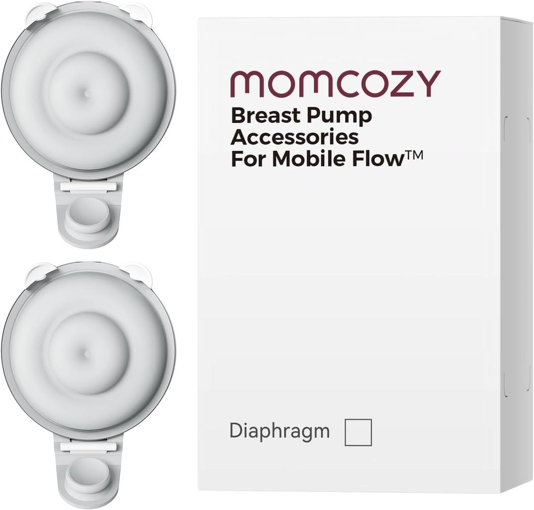 Momcozy Original Replacement Accessories for Upgraded Mobile Flow | Upgraded M9,Original Upgraded M9 Breastfeeding Parts,Double-Layed Diaphragm,2 Pack