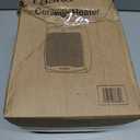 Lasko Desktop Electric Ceramic Space Heater with Adjustable Thermostat, 2 Heat Settings and Fan Only Mode, 9.2 Inches, Silver, 754200