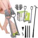 Compression Sock Aid Device - Sock Aids for Compression Stocking - Helper Device for Putting on Hosiery -with Replaceable Dressing Stick