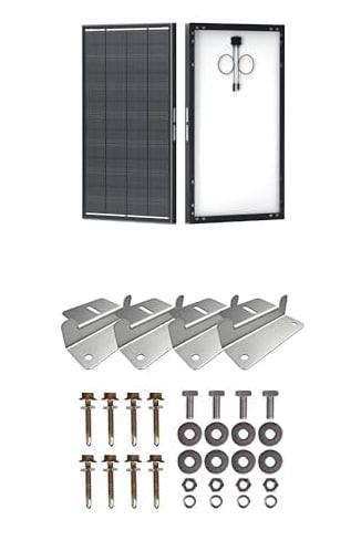 Renogy 200W ShadowFlux Anti-Shading N-Type Solar Panel, 12V 200 Watt Solar Panel 25% High-Efficiency, PV Module Power Charger for RV Marine Rooftop Farm Battery and Other Off-Grid Applications