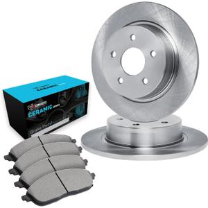 R1 Concepts Rear Brakes and Rotors| Automotive Replacement Brake Kits| Rear Ceramic Brake Pads and Rotors Kit| Fits 2011-2014 Lexus CT200h; 2009-2010 Pontiac Vibe; 2009-2011 Toyota Corolla