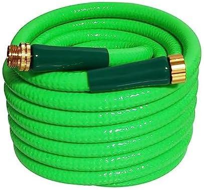 Garden Hose 25ft Heavy Duty Water Hose 5/8,180 PSI Kink Resistant, Heavy Duty, Lightweight, Flexible Hose for Plants, Lawn & Garden Watering Equipment, 3/4 Solid Fittings (25ft)