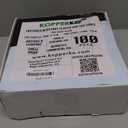 Travel Medicine Container (116mm, 4.6 Inch 100-Pack) | Child Resistant Plastic Storage Tube | Mini Storage Tube for Spices | Airtight, UV Resistant & Waterproof (Clear Plastic)