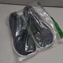 HOBIBEAR Women's Wide Slip On Walking Shoes Men's Comfortable Lightweight Sneakers (Black), Size: 11.5 Wide Women/10.5 Wide Men