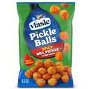 Vlasic Pickle Balls, Spicy Dill Pickle Corn Puffs, 6.5 oz. (12-pk) Vlasic Dill Pickle Flavored Corn Puffs; Gluten-Free; Perfect for Lunchboxes & Game Day; a Fun Gift for Pickle Lovers, EXP: 05/19/2026