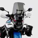 Motorcycle Windshield Fit for CFMOTO Ibex 450 450MT Front Windscreen Wind Deflector Anti Scratch Hard Coated Adventure Touring (Grey, 15.7")