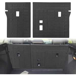 Backrest Mat for Volkswagen Taos AWD Accessories 2022-2025 with Hook&Loop Rear Trunk Mat Cargo Liner Rear Seat Back Cover Protector All Weather Anti-Slip Split Dog Liner 2 PCS
