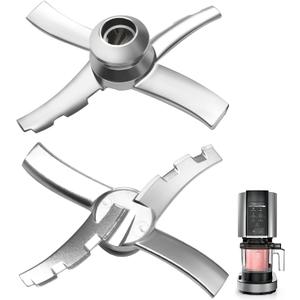 Paddle Blade Replacement Compatible with Ninja Creami NC300 Series Ice Cream Makers, Ninja Creami Blade Paddle Replacement(Stainless Steel)
