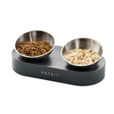 PETKIT Raised Dog Cat Food Bowl 304 Stainless Steel, Elevated Pet Food and Water Bowl Dishes, Elevated Cat Bowls, Non-Slip Tilted Cat Bowl No Spill