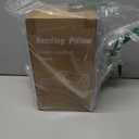 XWZO Laptop Lap Desk with Cushion, Ergonomic Wrist Rest Home Office Laptop Desk, Portable Memory Foam Arm Rest Gaming Pillow, Work or Sleep Pillow Stand for Bed, Eye Mask Included, Beige