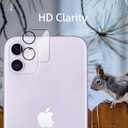 Ailun 2Pack Screen Protector Compatible for iPhone 11 [6.1 inch] + 2 Pack Camera Lens Protector,Tempered Glass Film, [9H Hardness] - HD