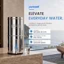 Purewell 5-Stage Gravity Water Filter System with Alkaline Water Technology