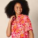 Amazon Essentials Womens Relaxed-Fit Fluid Twill Button-Down Shirt (Short Sold Separately) (M)