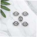 HANABASS Vintage Chinese Yuan Bao Figurine 1.38 Inch Antique Silver Feng Shui Wealth Decoration Good Luck Ornament for Home Party Collectibles