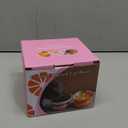 Ceramic Raised Cat Bowl - Pink Elevated Food Bowl for Indoor Cats, Anti-Vomiting & Spine Protection, Cute Tilted Dish for Flat-Faced Cats and Kittens (Strawberry Shaped)
