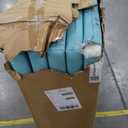 ECR4Kids SoftZone Rainbow Rest Mat, 2in, Sleeping Pad, Seafoam, 5-Piece